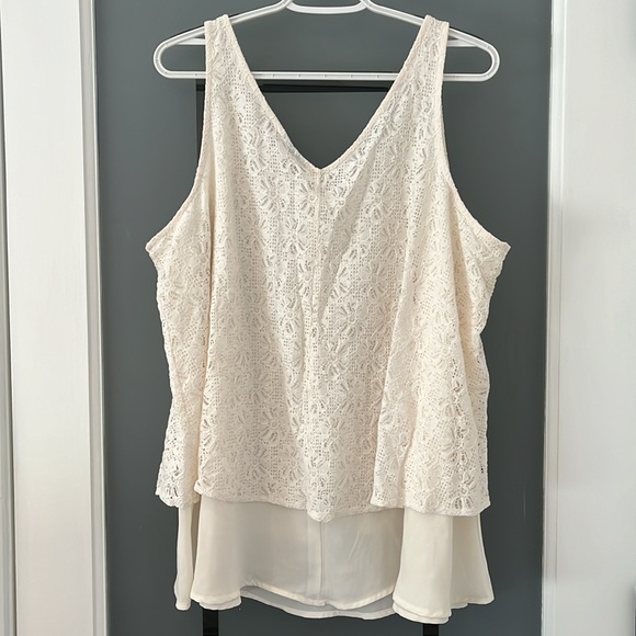NWOT Lane Bryant Women's Lace Tank Top - Picture 4 of 5